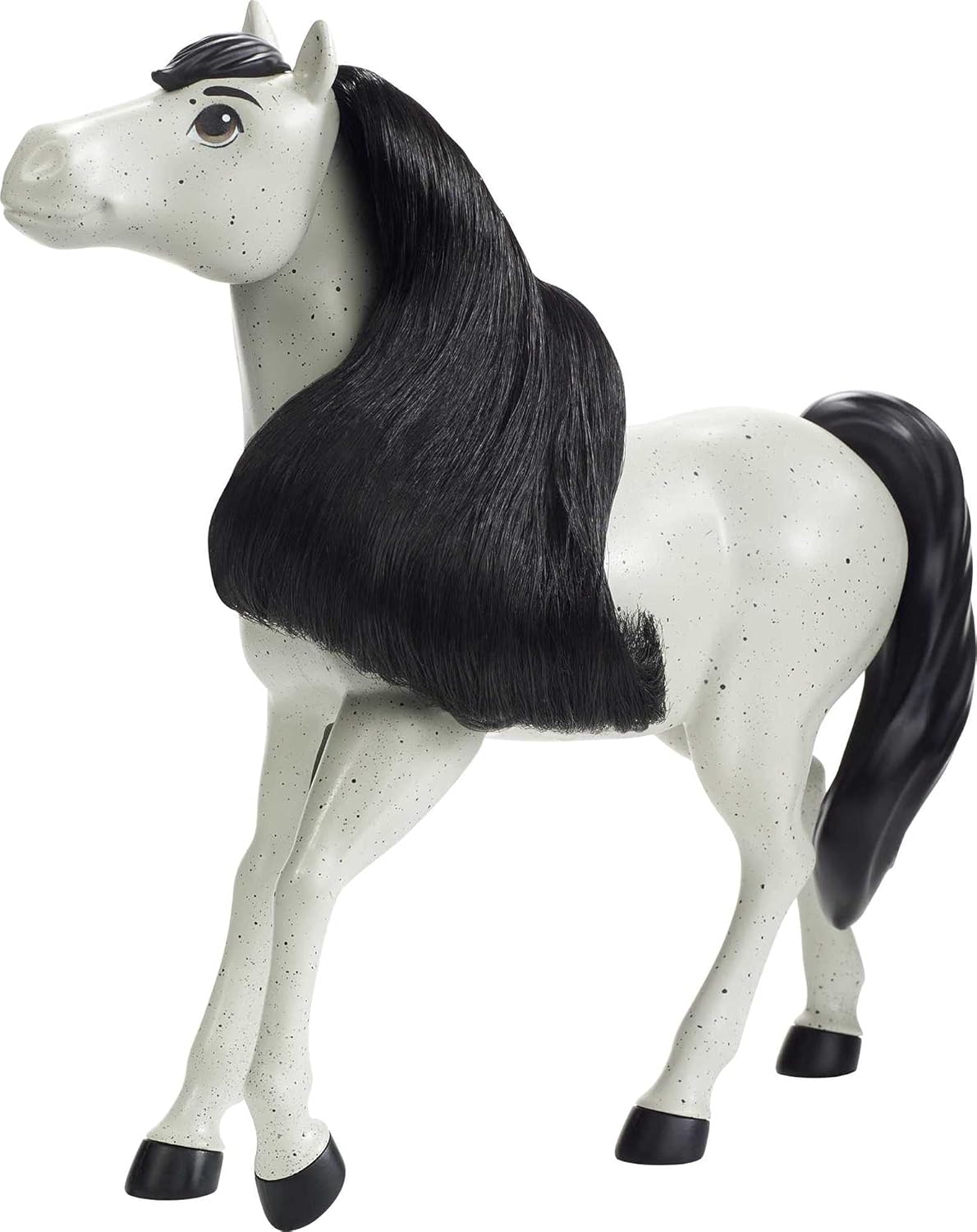 MATTEL®  Dreamworks Spirit - Mustang Hengst - Pferd, Mustang Stute aus der Herde von "Spirit - frei und ungezähmt" (20), beweglicher Kopf und lange Mähne, tolles Geschenk für Pferdeliebhaber ab 3 Jahren