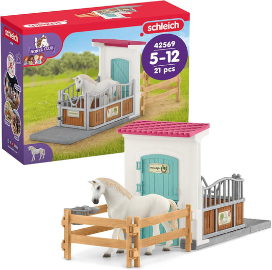 Schleich HORSE CLUB Pferdebox 42569 mit Pferd, 21 Teile