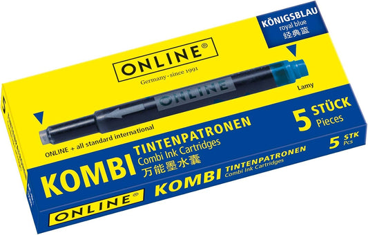 ONLINE Kombipatrone Maxi-Pack blau, 25 Stück