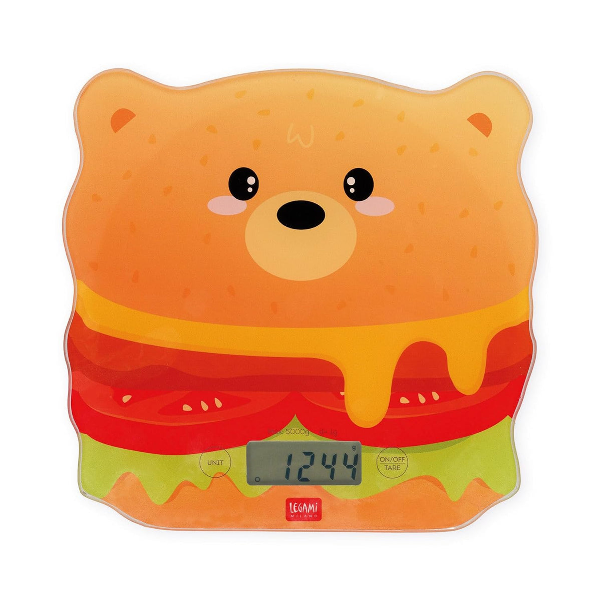 Legami Digitale Küchenwaage Teddy Bear, max. 5 kg