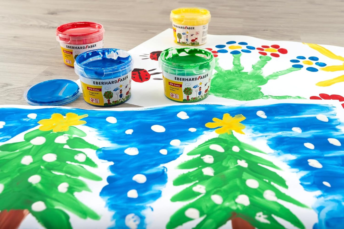 Eberhard Faber Fingerfarbe EFA Color 6er-Set