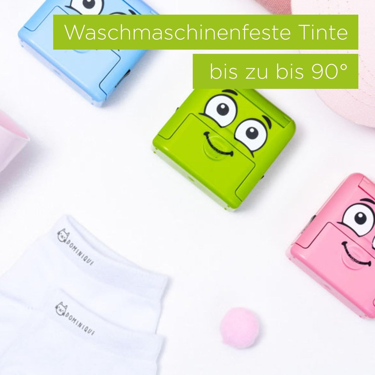 COLOP MARKY Markier-Set grün - Stempel für Kleidung & Gegenstände