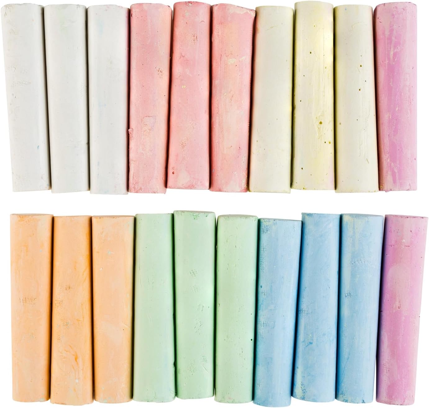 Idena Straßenmalkreide Set - 7 leuchtende Farben - 20 Stück