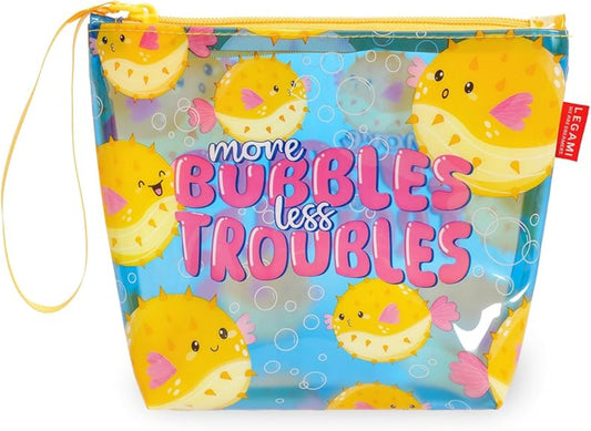 LEGAMI Beach Pouch Pufferfish transparent 20x16 cm