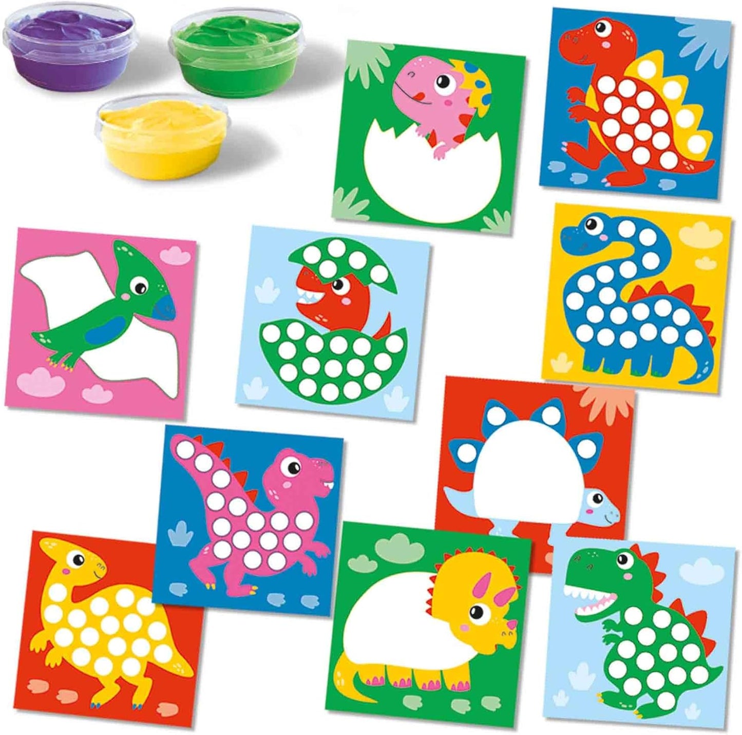 SES Creative My First Fingerabdruck Dinos - Fingermalset