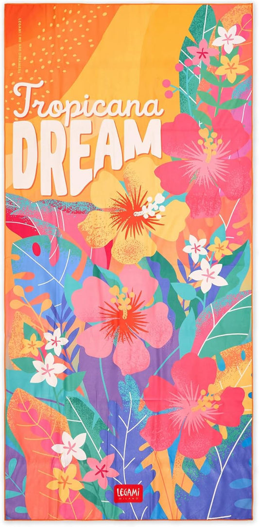 Legami Mikrofaser-Strandtuch Tropicana Dream 85x180 cm