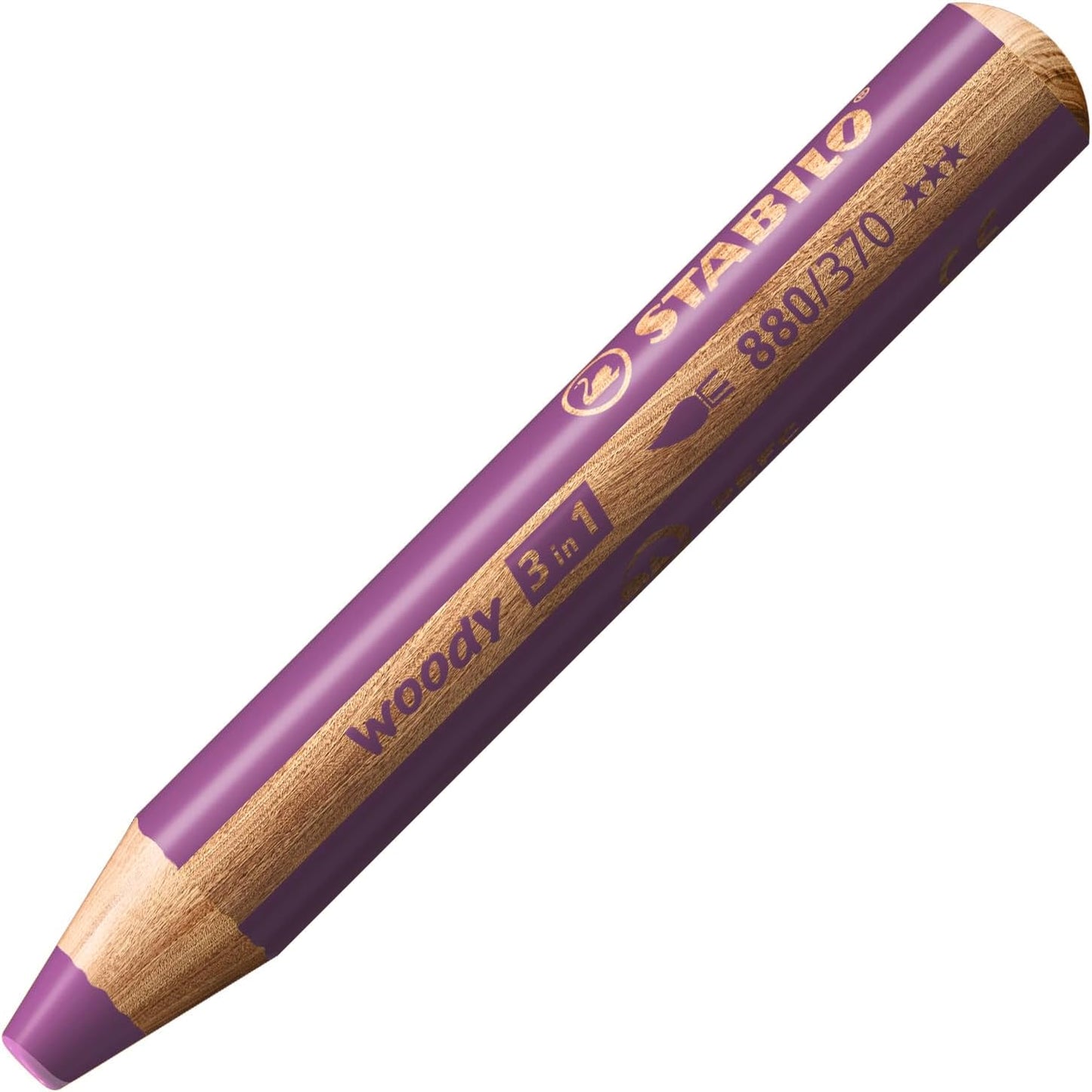 STABILO woody 3in1 Buntstift Erika 10 cm