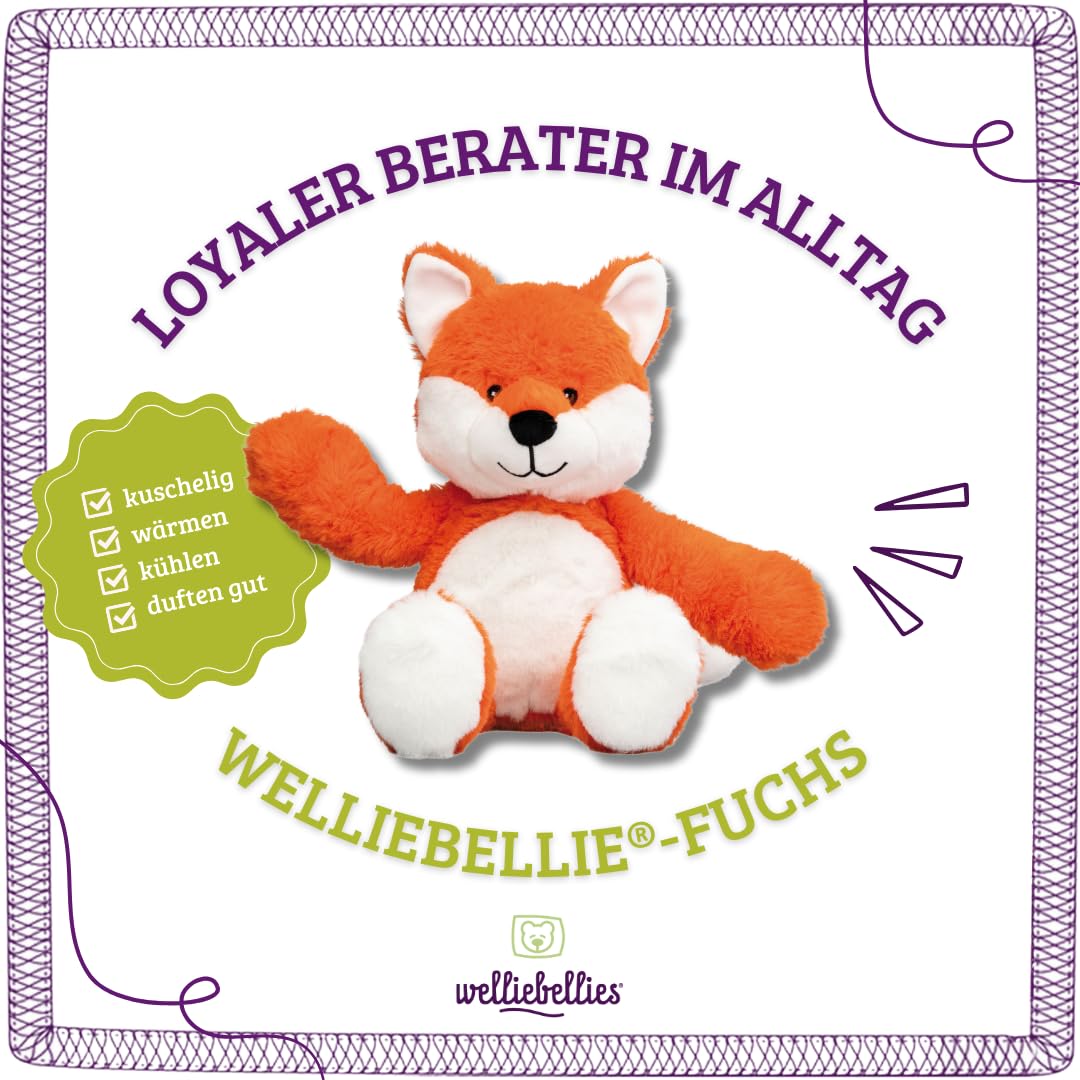 welliebellies® Wärmetier Fuchs groß - Seelentröster Made in DE