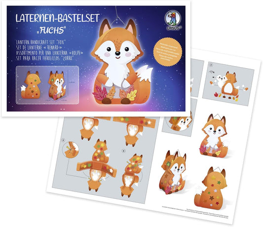 URSUS Laternen Bastelset Fuchs