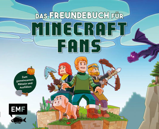 EMF Freundebuch für Minecraft-Fans 64 Seiten mit Rätseln