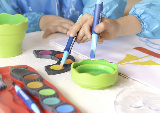 Faber-Castell Malschürze für Kinder rot
