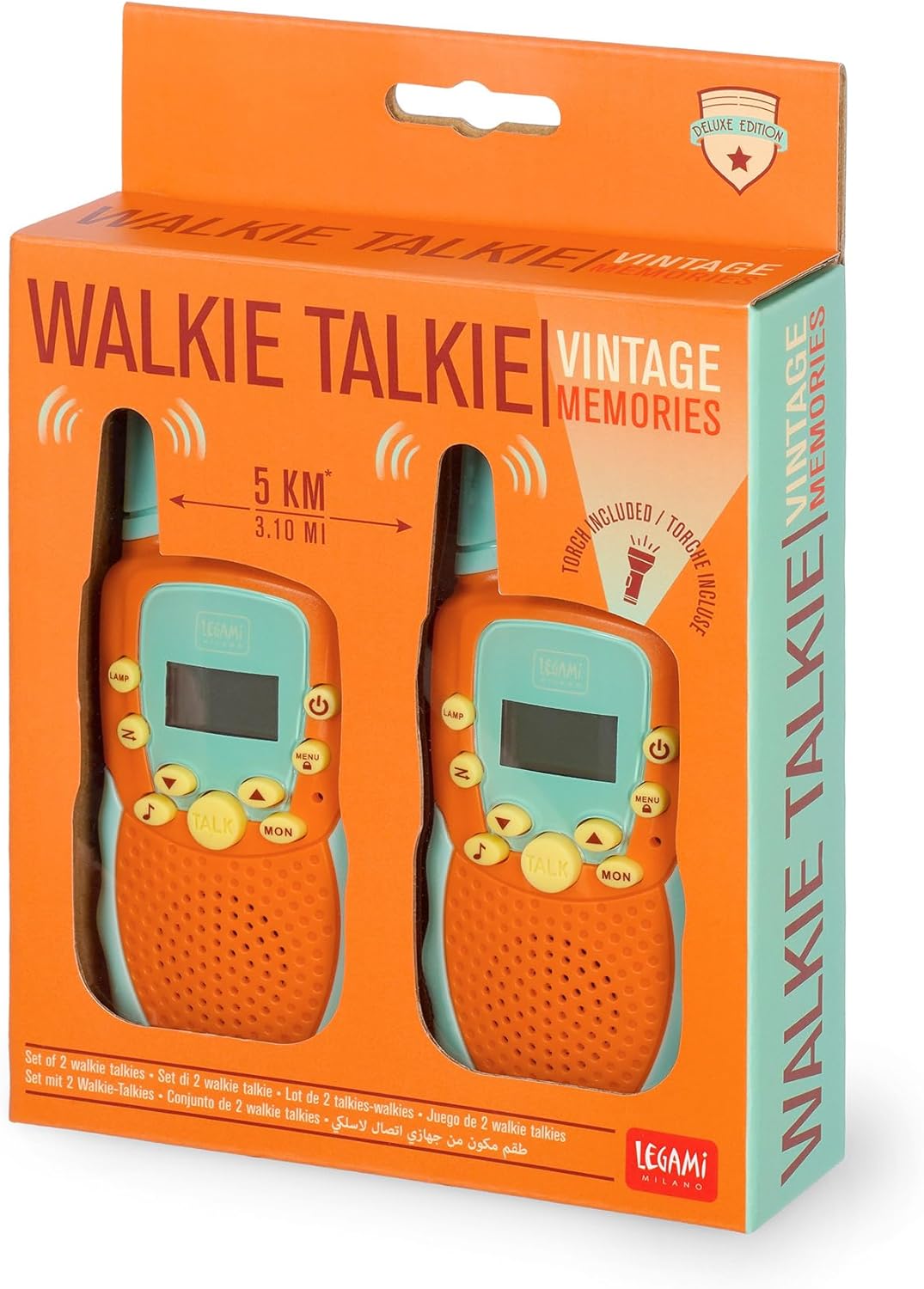 Legami 2er-Set Walkie-Talkies – 8 Kanäle, 3–5 km
