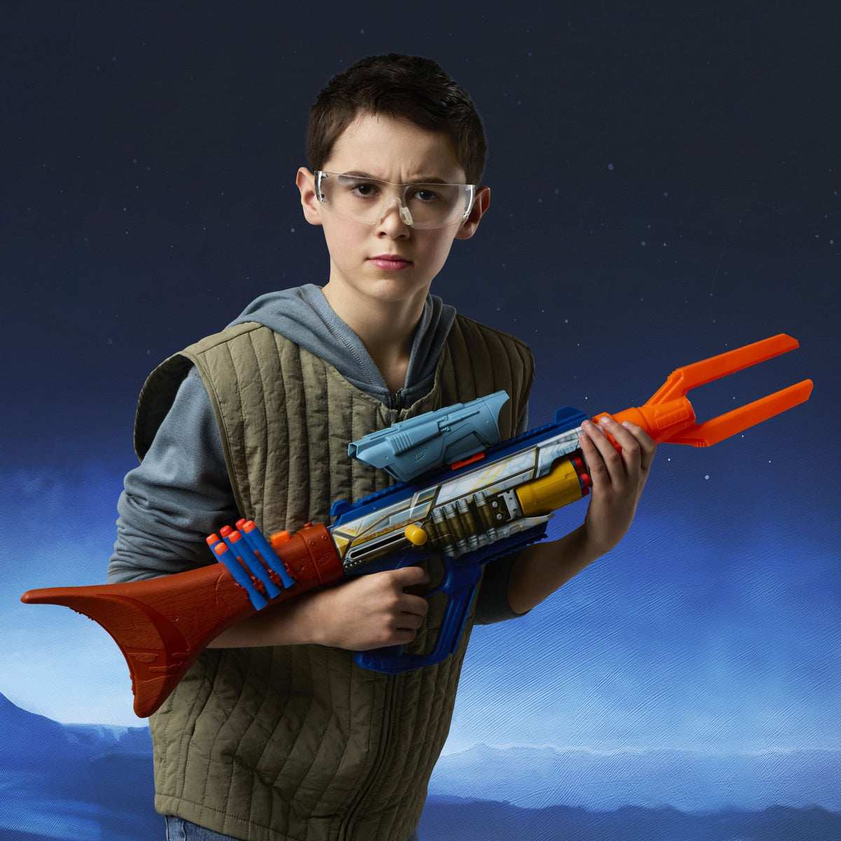 NERF Star Wars The Mandalorian Blaster mit 12 Darts