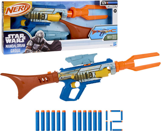 NERF Star Wars The Mandalorian Blaster mit 12 Darts