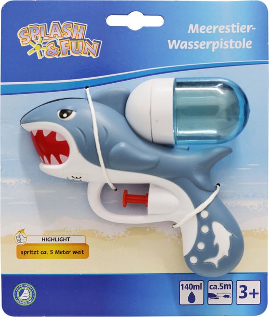 Wasserpistole Meerestier – 1 von 2 Designs zufällig (Hai/Seepferdchen)