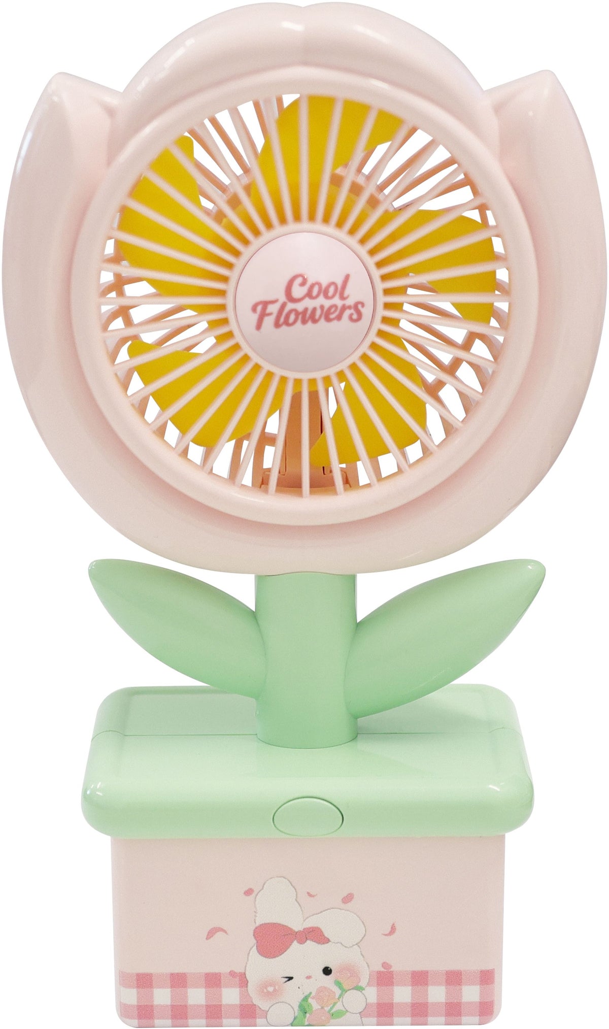 Blumen-Handventilator, 1 von 3 Designs zufällig, USB