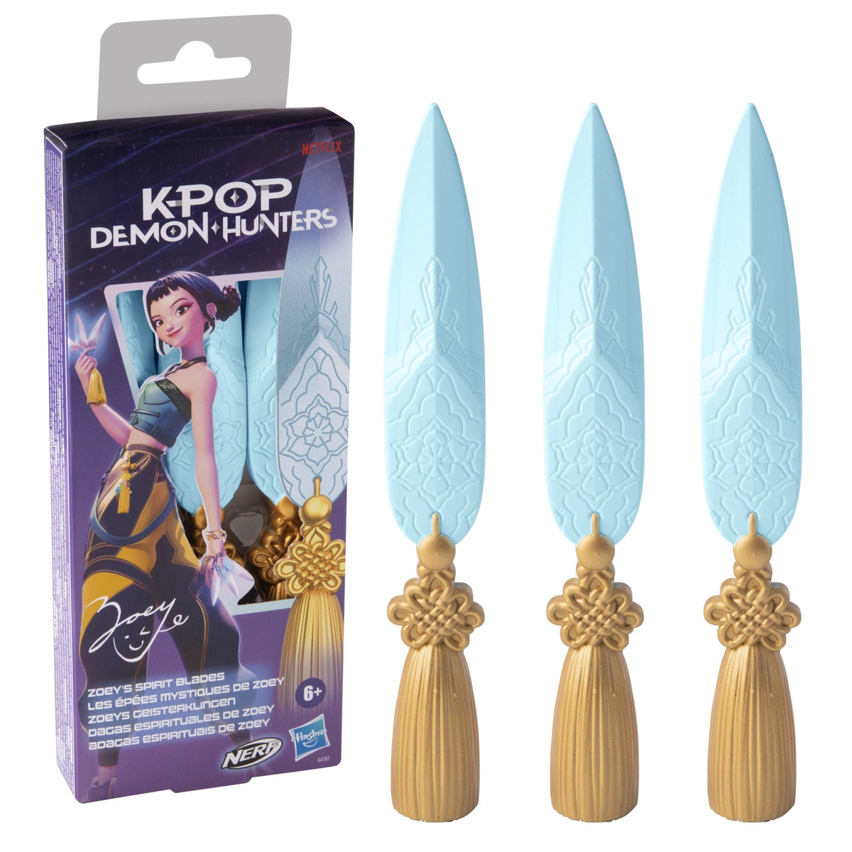Hasbro KPop Demon Hunters Zoeys Geisterklingen, 3 Teile