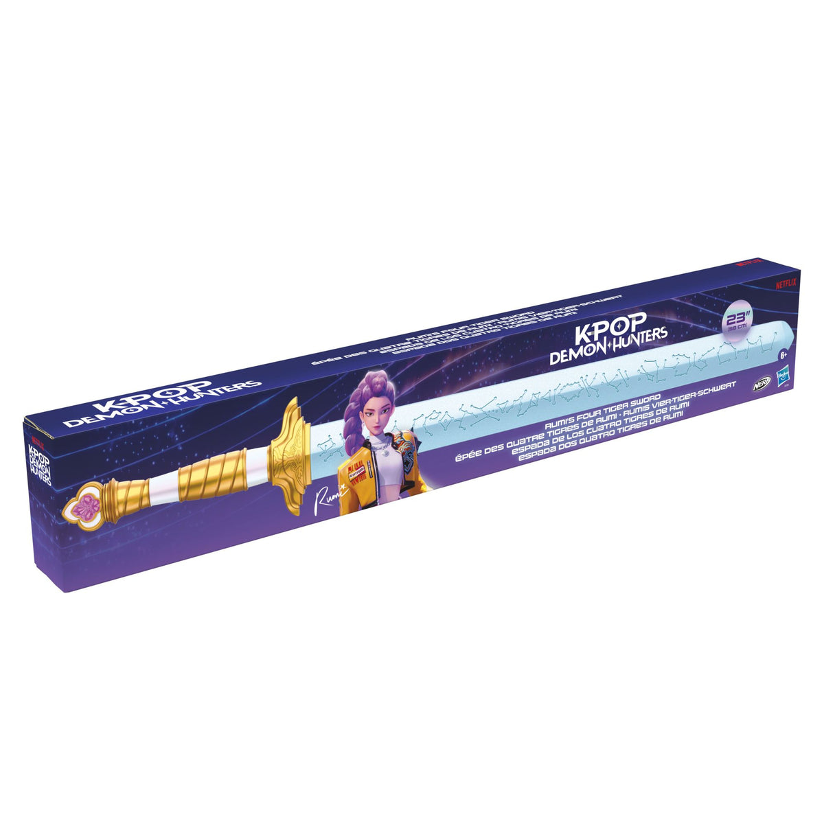 NERF KPOP DEMON HUNTERS RUMIS VIER-TIGER-SCHWERT