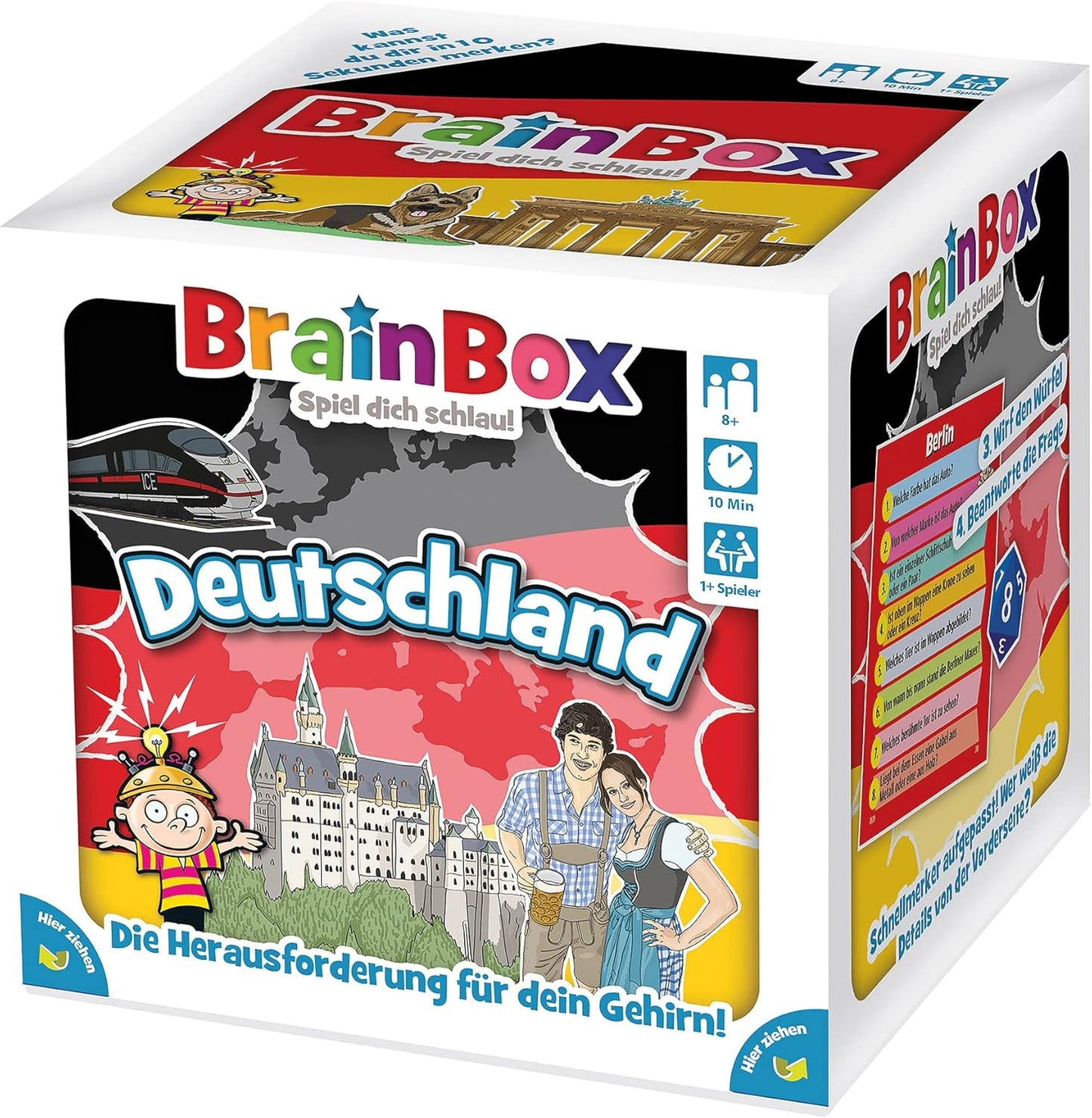 BrainBox Deutschland Wissensspiel - Lernspiel ab 8 Jahren