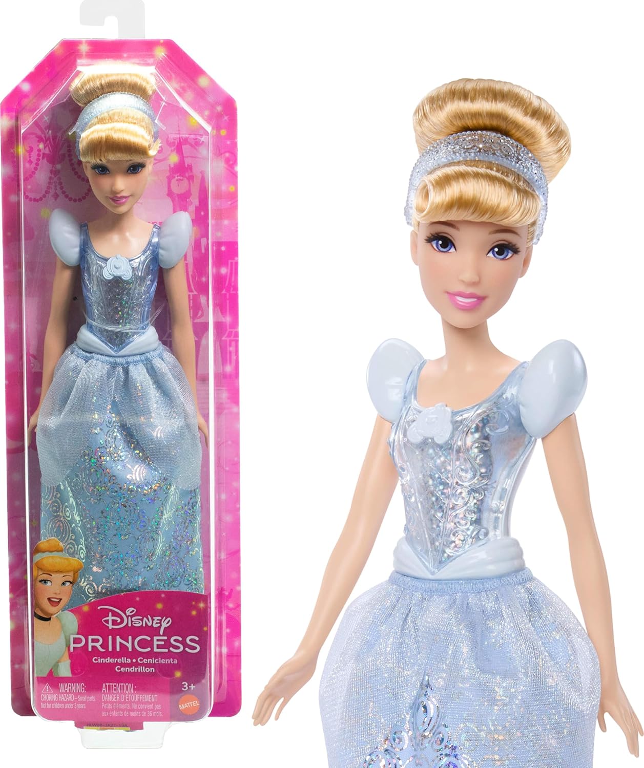 Disney Prinzessin Cinderella Puppe - Mattel
