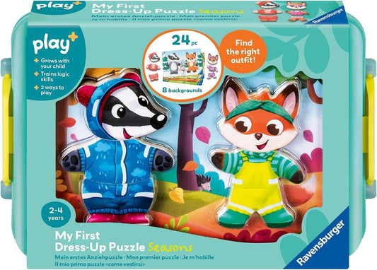 Ravensburger play+ Anziehpuzzle Jahreszeiten, 24 Teile