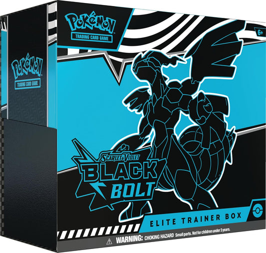 Pokémon TCG Elite Trainer Box Black Bolt - 9 Booster + Promo
