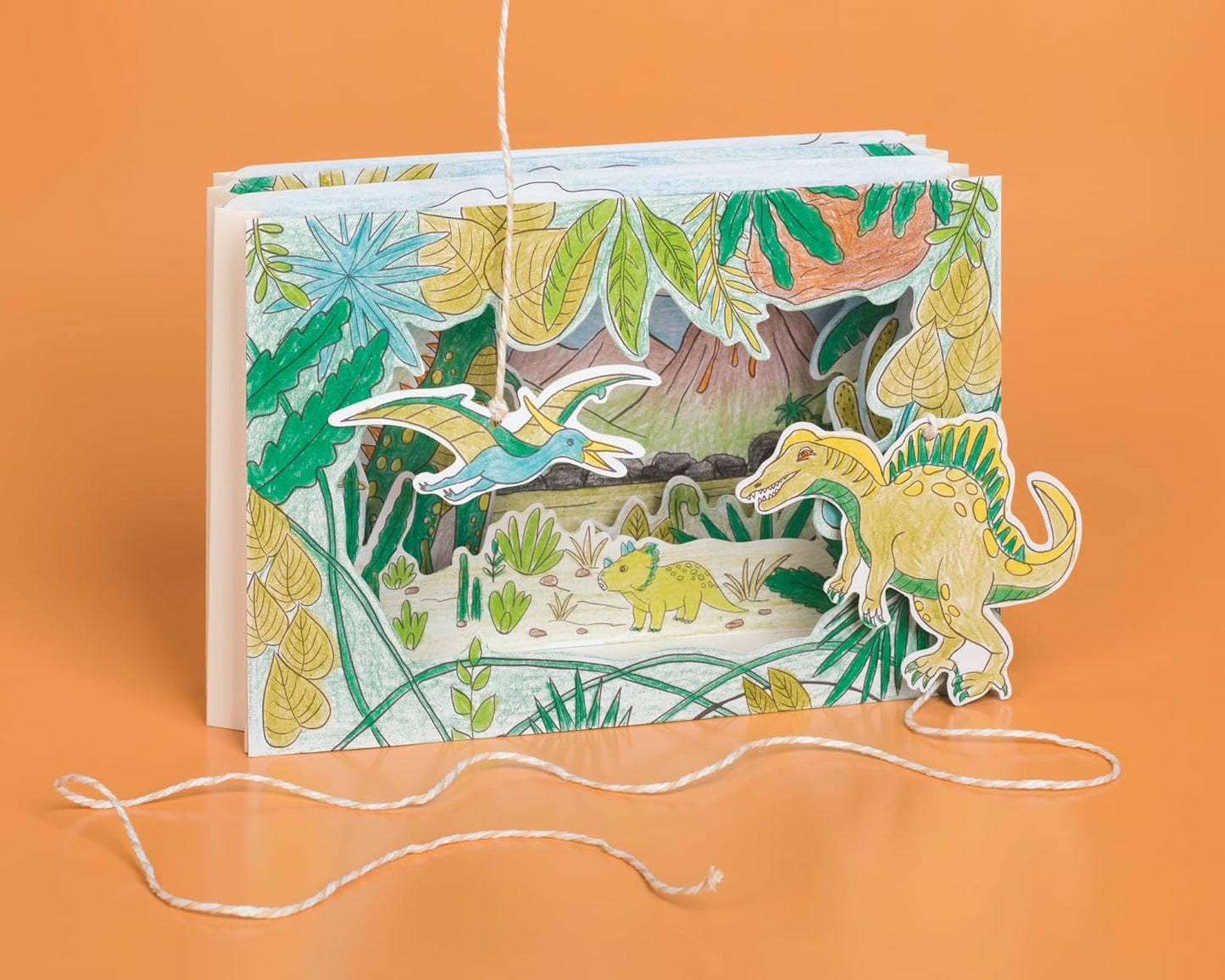 HEYDA Karton-Theater Dino – Basteln & Spielen ab 5 Jahren