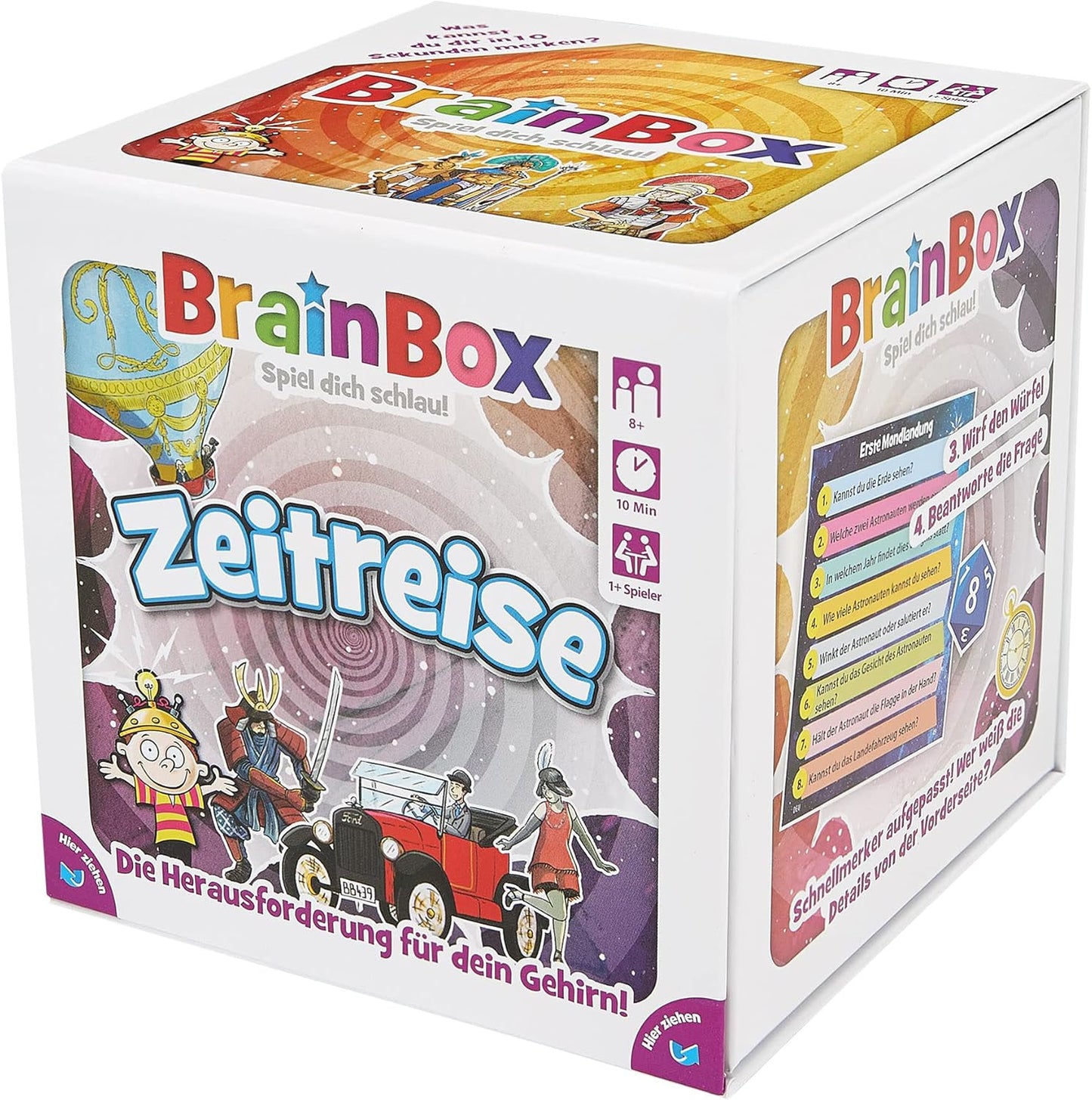 BrainBox Zeitreise - Wissensspiel für clevere Köpfe ab 8