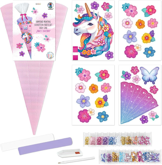 Ursus Schultüten-Bastelset Fancy Unicorn 68 cm