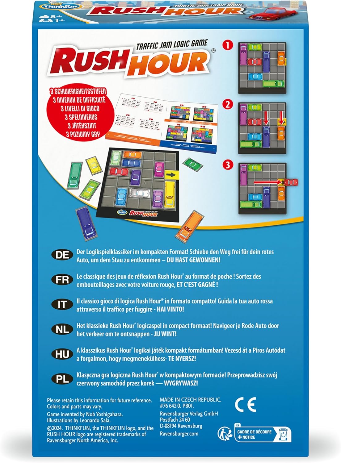 ThinkFun Rush Hour Bring-Along – Logikspiel für unterwegs