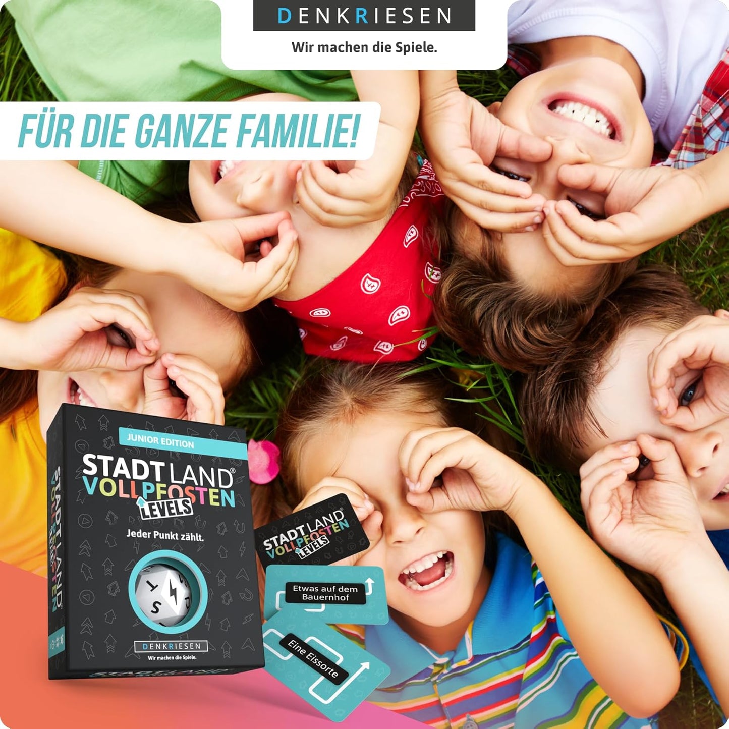 DENKRIESEN Stadt Land Vollpfosten Levels Junior Edition