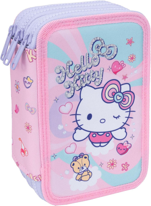 CoolPack Hello Kitty Schulmäppchen JUMPER 3 gefüllt Pink