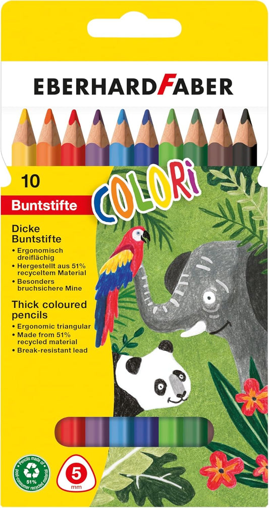 EBERHARD FABER Colori Buntstifte dick 10er Etui