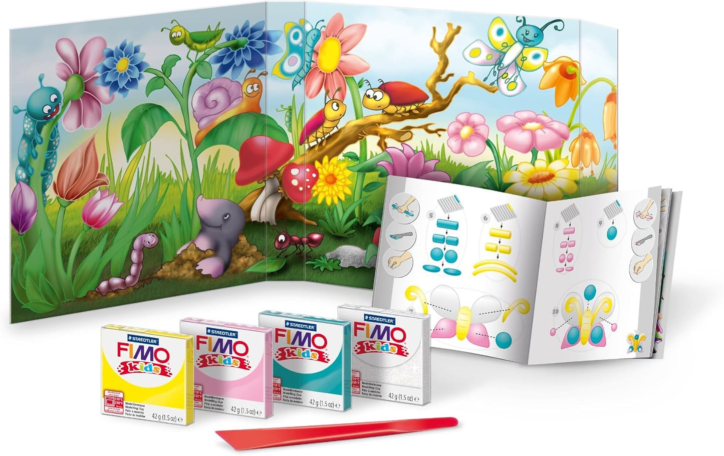 FIMO Kids Form & Play Butterfly - Kreativ-Set zum Modellieren
