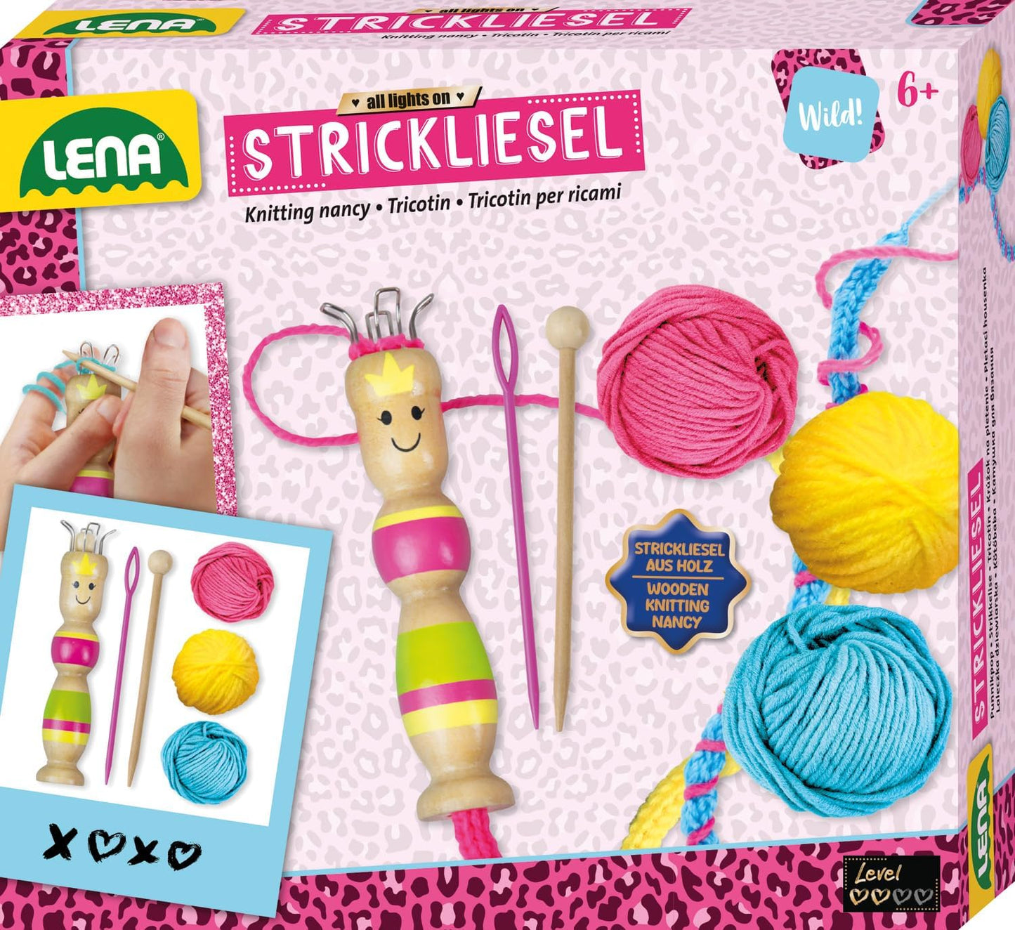 LENA Strickliesel – Kreatives Strickspielzeug für Kinder