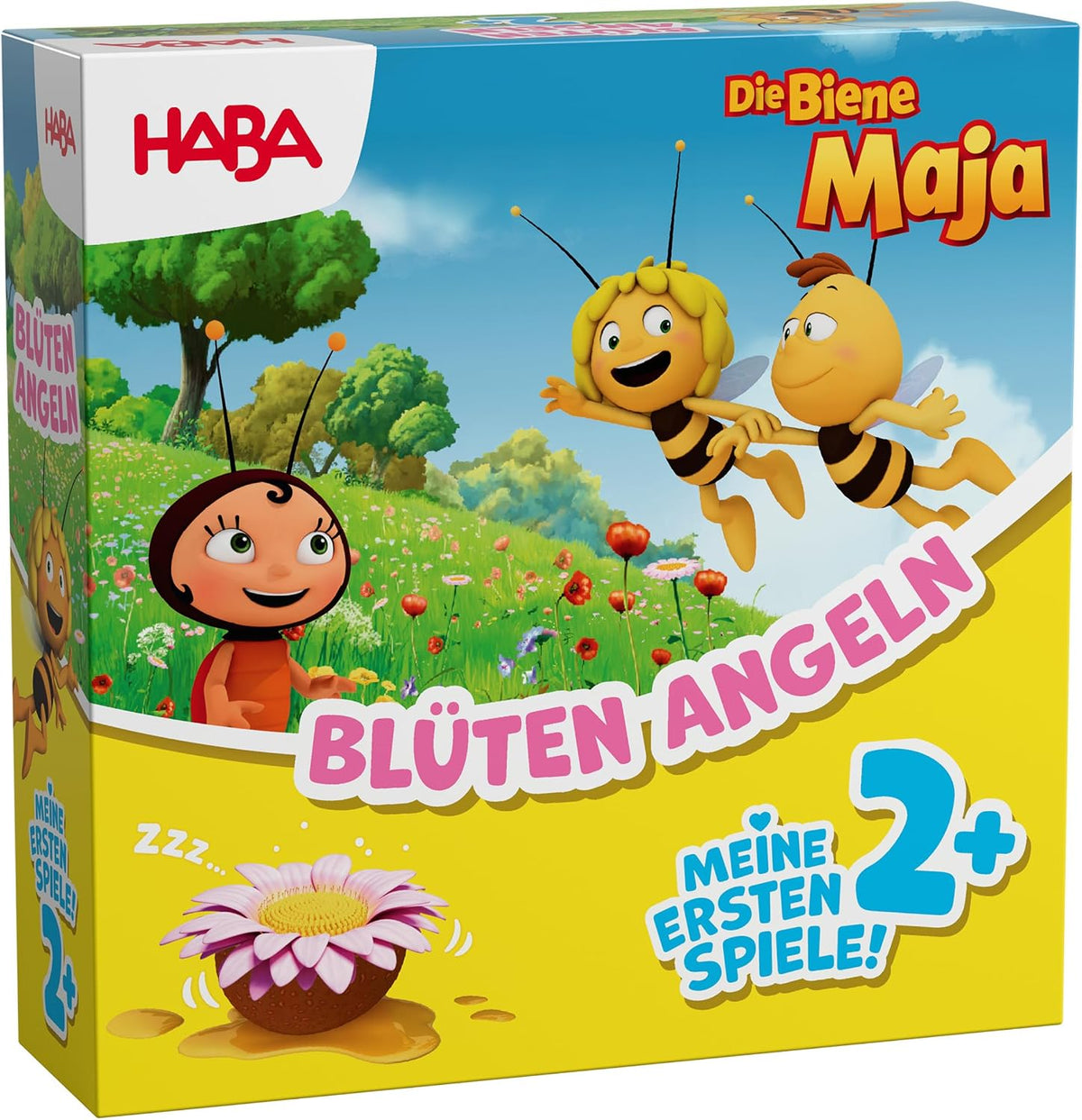 HABA Blüten angeln Biene Maja – Magnetisches Angelspiel ab 2 Jahren