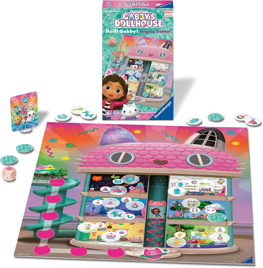 Ravensburger Gabby’s Dollhouse – Helft Gabby! Such- & Merkspiel