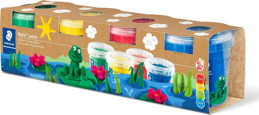 STAEDTLER Noris junior Spielknete 4 Farben Set – je 130 g