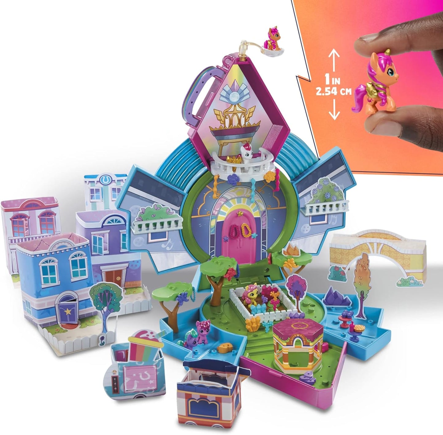 My Little Pony Mini-Kristallspielhaus mit 5 Sammelfiguren