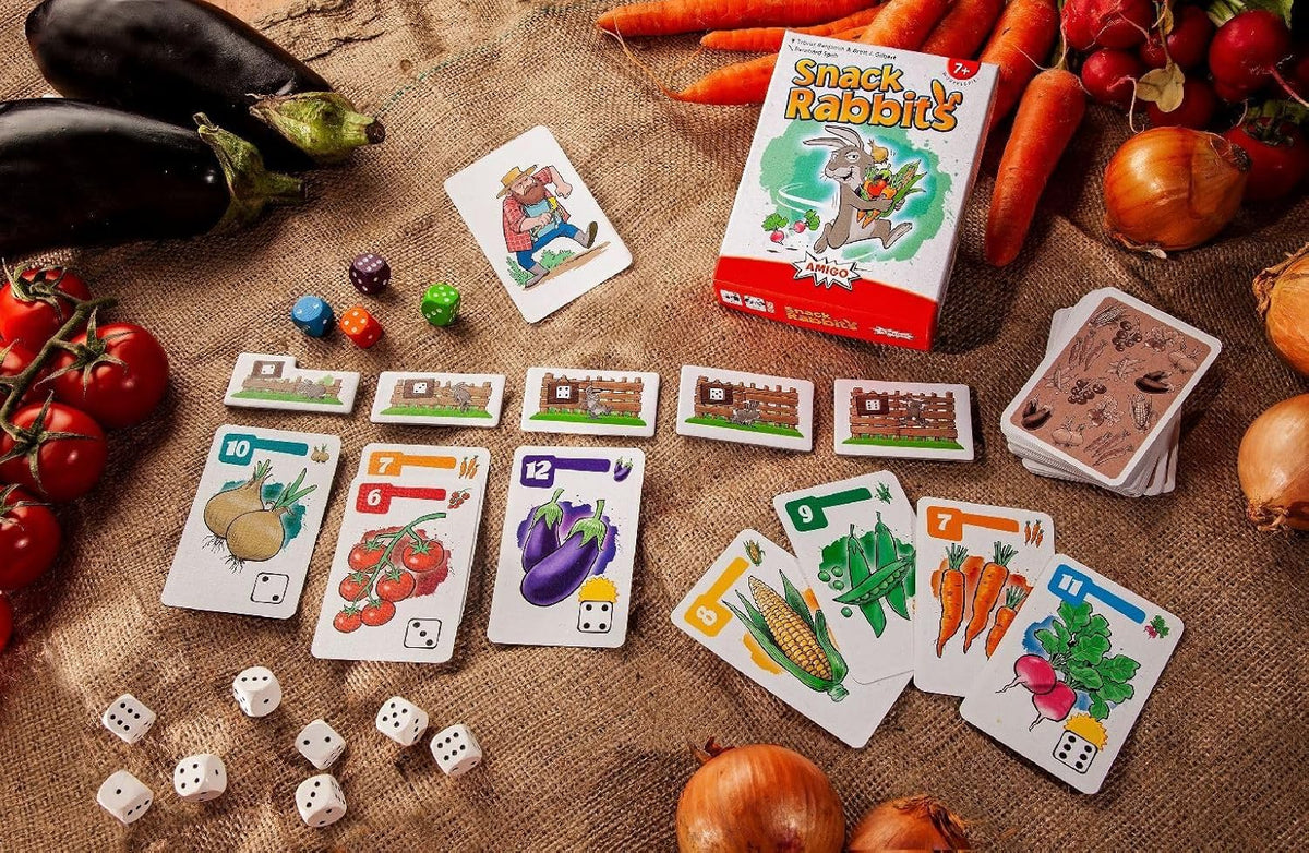 AMIGO Snack Rabbits Würfelspiel für 2–4 Spieler ab 7 J.