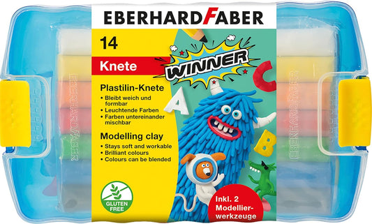 Eberhard Faber Plastilin-Knete Winner 14 Stangen