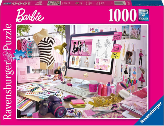 Ravensburger Puzzle Barbie Modedesignerin 1000 Teile