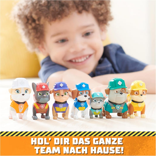 Paw Patrol Rubble & Crew Figuren Geschenkset - 6 Helden