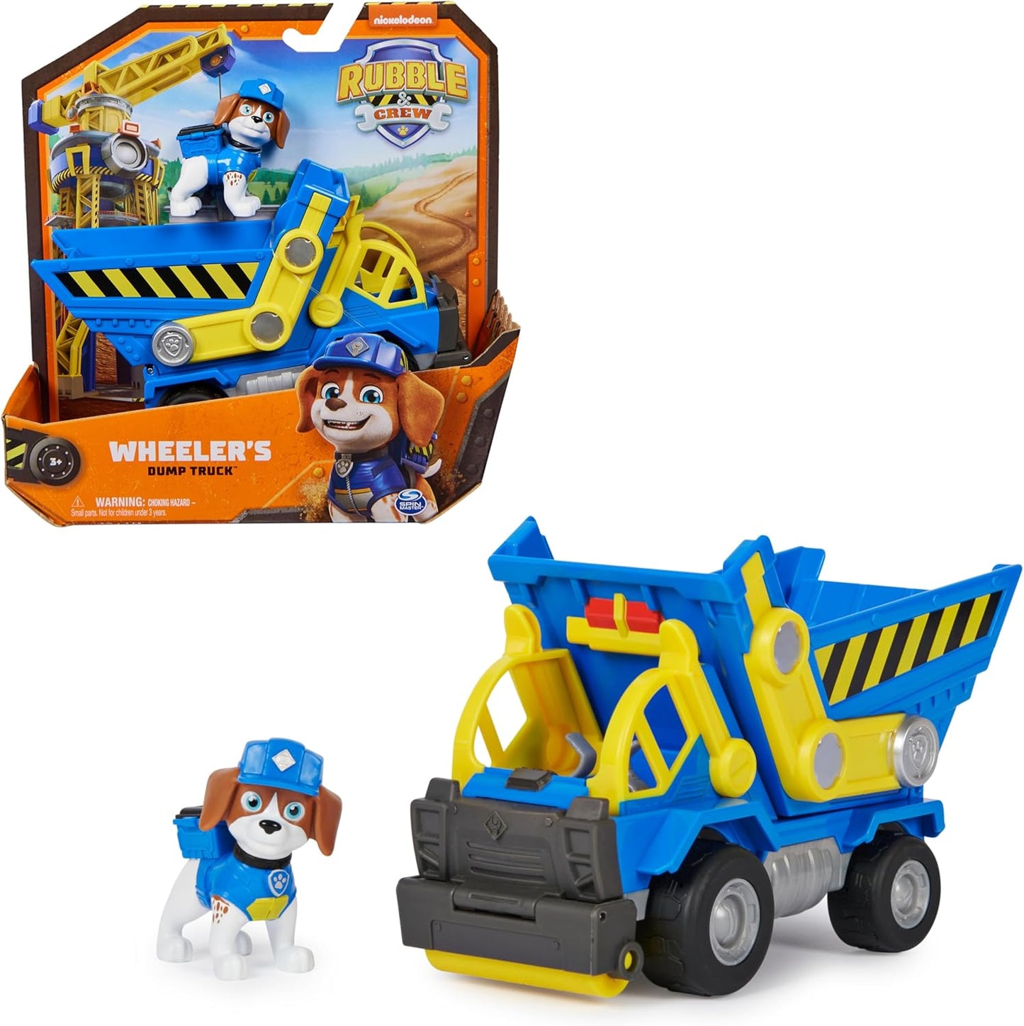 Rubble & Crew Wheeler Kipplaster mit Figur | Spin Master
