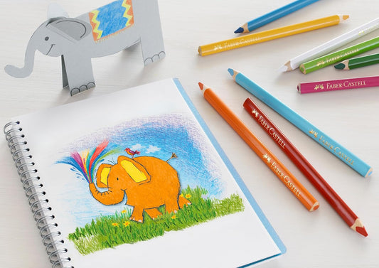 Faber-Castell Buntstift Dreikant Jumbo 12er FSC