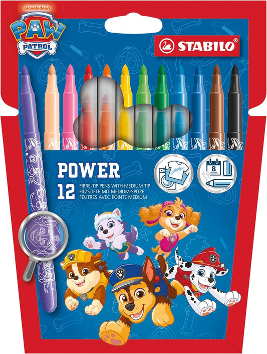 STABILO power PAW Patrol Filzstifte – 12er-Etui