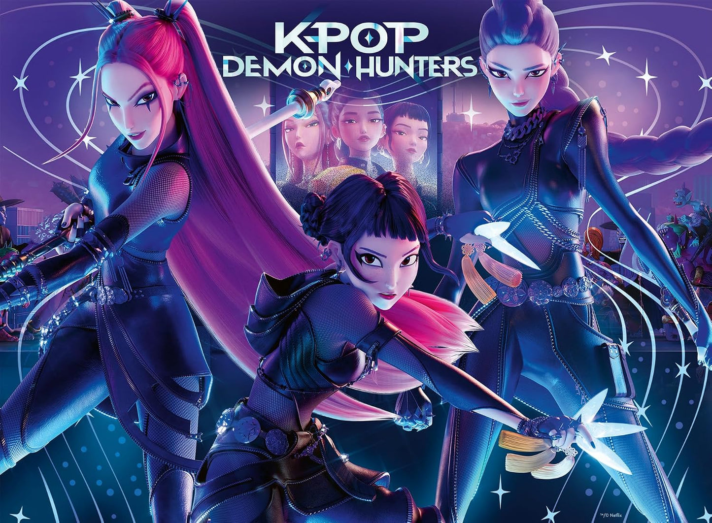 Ravensburger KPop Demon Hunters Puzzle Rumi, Mira & Zoey 300 XXL