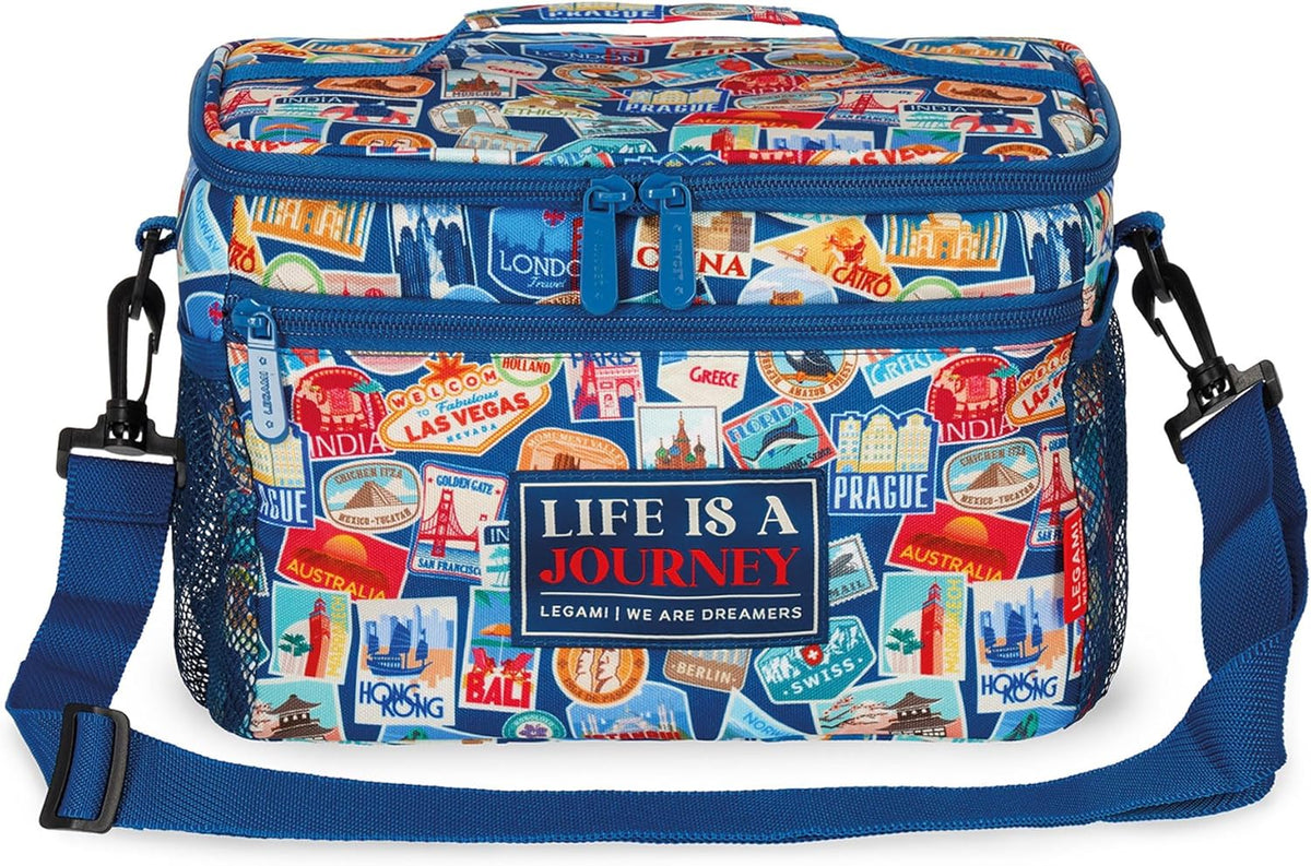 Legami Thermo-Lunchtasche Travel Stickers, 7,7 L