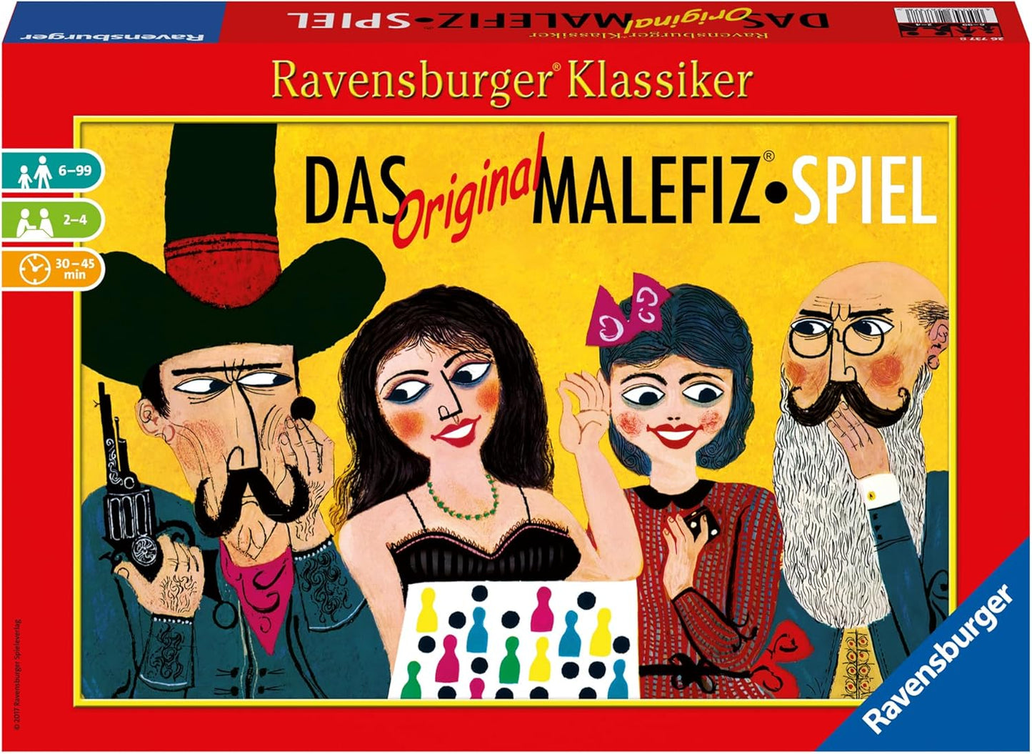 Ravensburger Malefiz - Das Original Brettspiel Klassiker