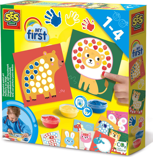 SES Fingermalkit - Kreatives Malen für Kleinkinder ab 1 Jahr